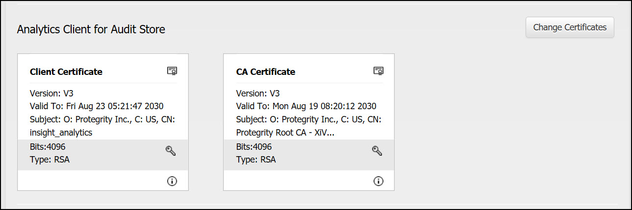 Analytics Client for Audit Store
