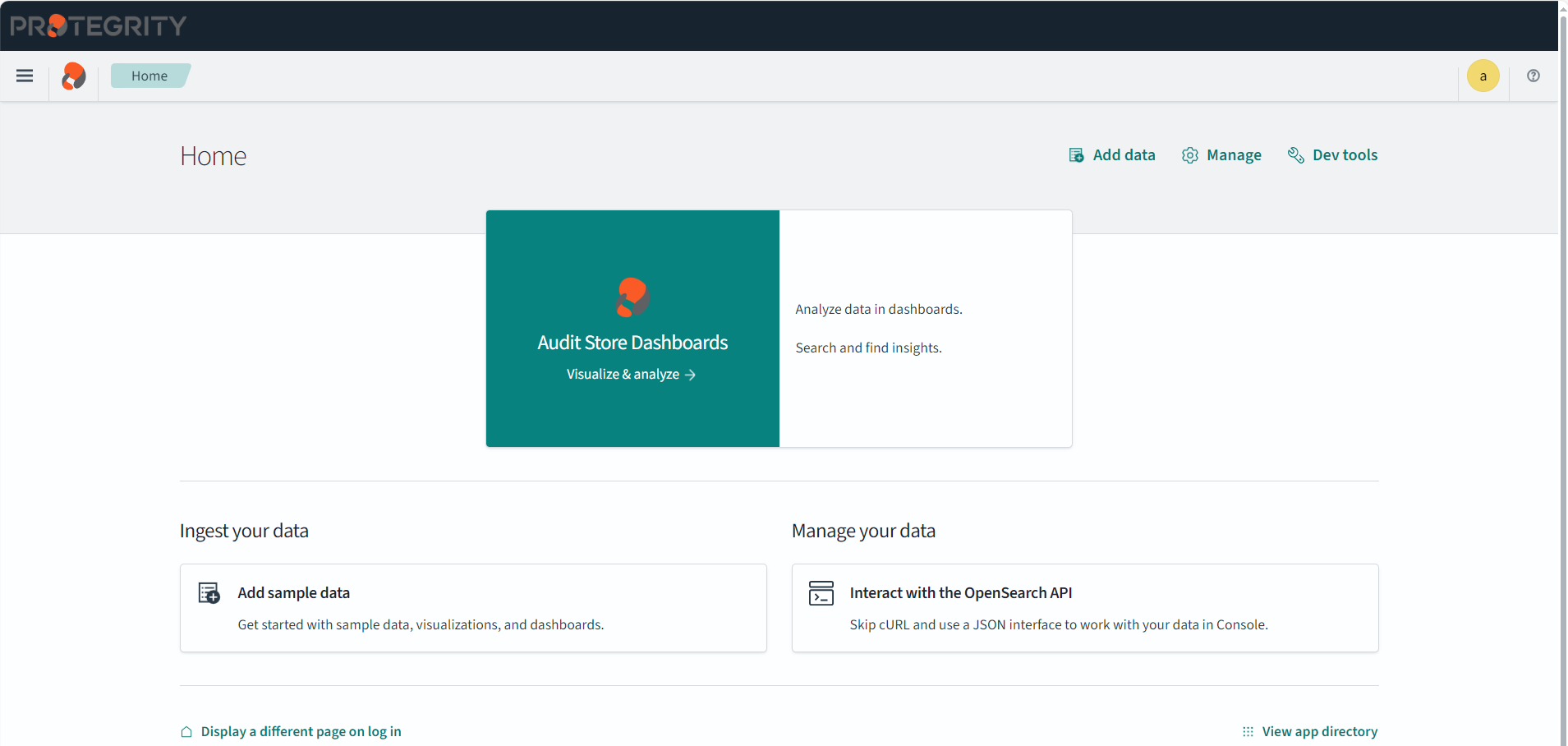 Audit Store Dashboards Audit Store Dashboards