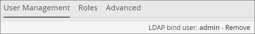 Add user to internal LDAP