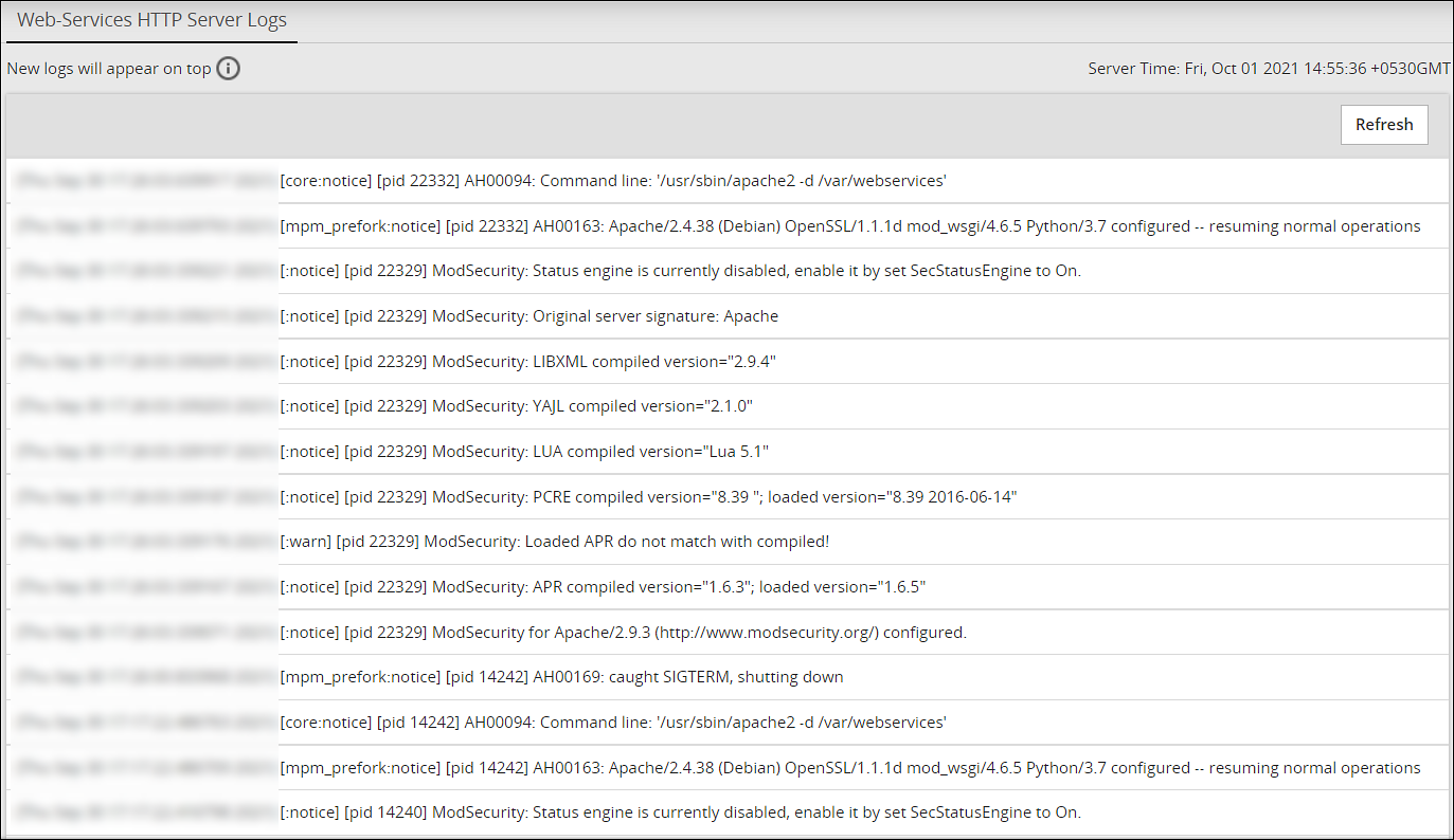 HTTP Server Logs