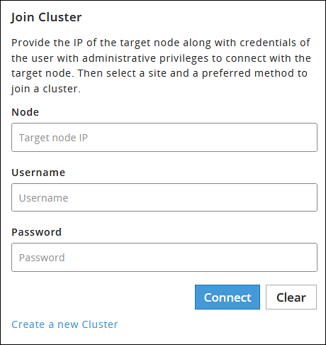 Join Cluster Join Cluster