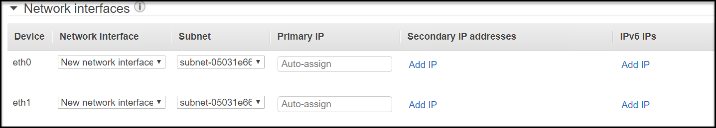 Adding the second NIC to the instance