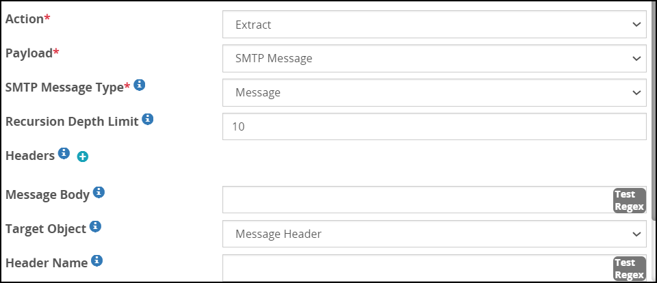 SMTP Payload SMTP Payload