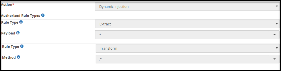 Dynamic Injection Action