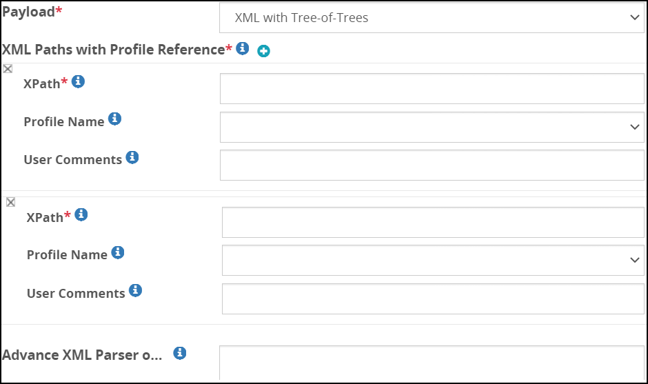XML with ToT payload