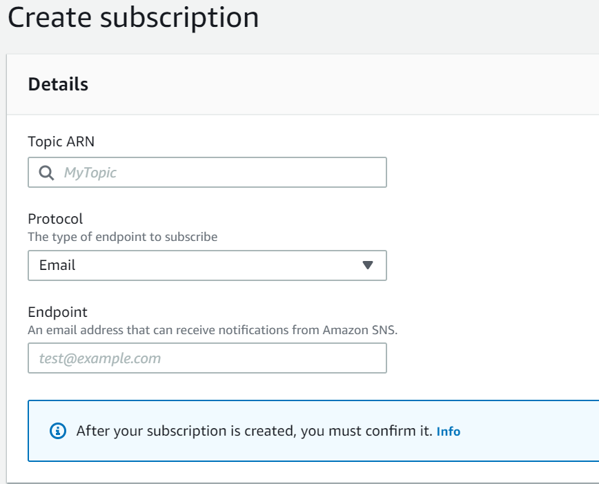 AWS Subscription