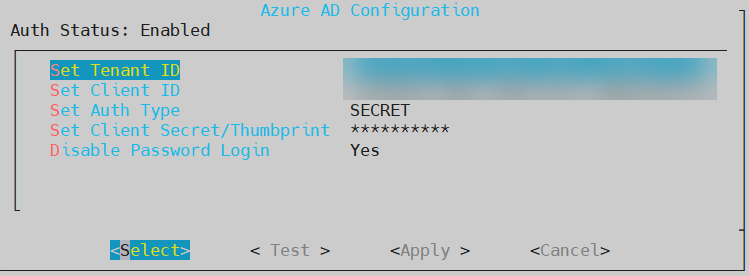 Azure AD Configuration