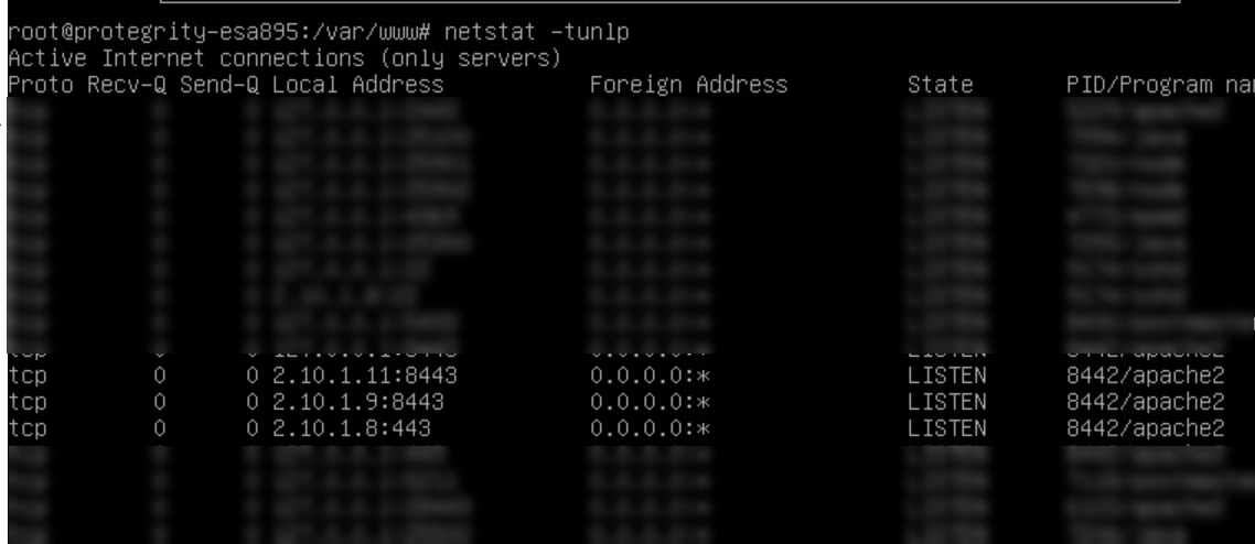 Status of the Service NICs