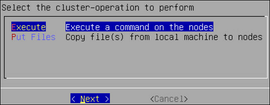 Cluster Operations