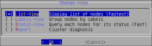 View Options for Nodes