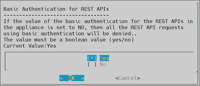 Disable Basic Authentication