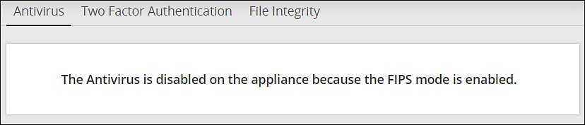 Warning message when FIPS mode is enabled