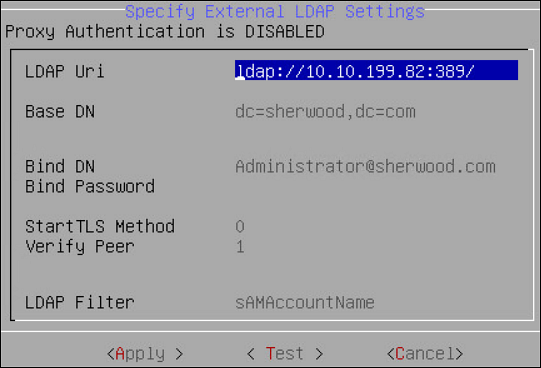 External LDAP Server