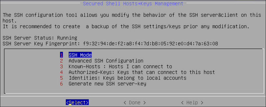 Secured Shell Hosts and Keys Management