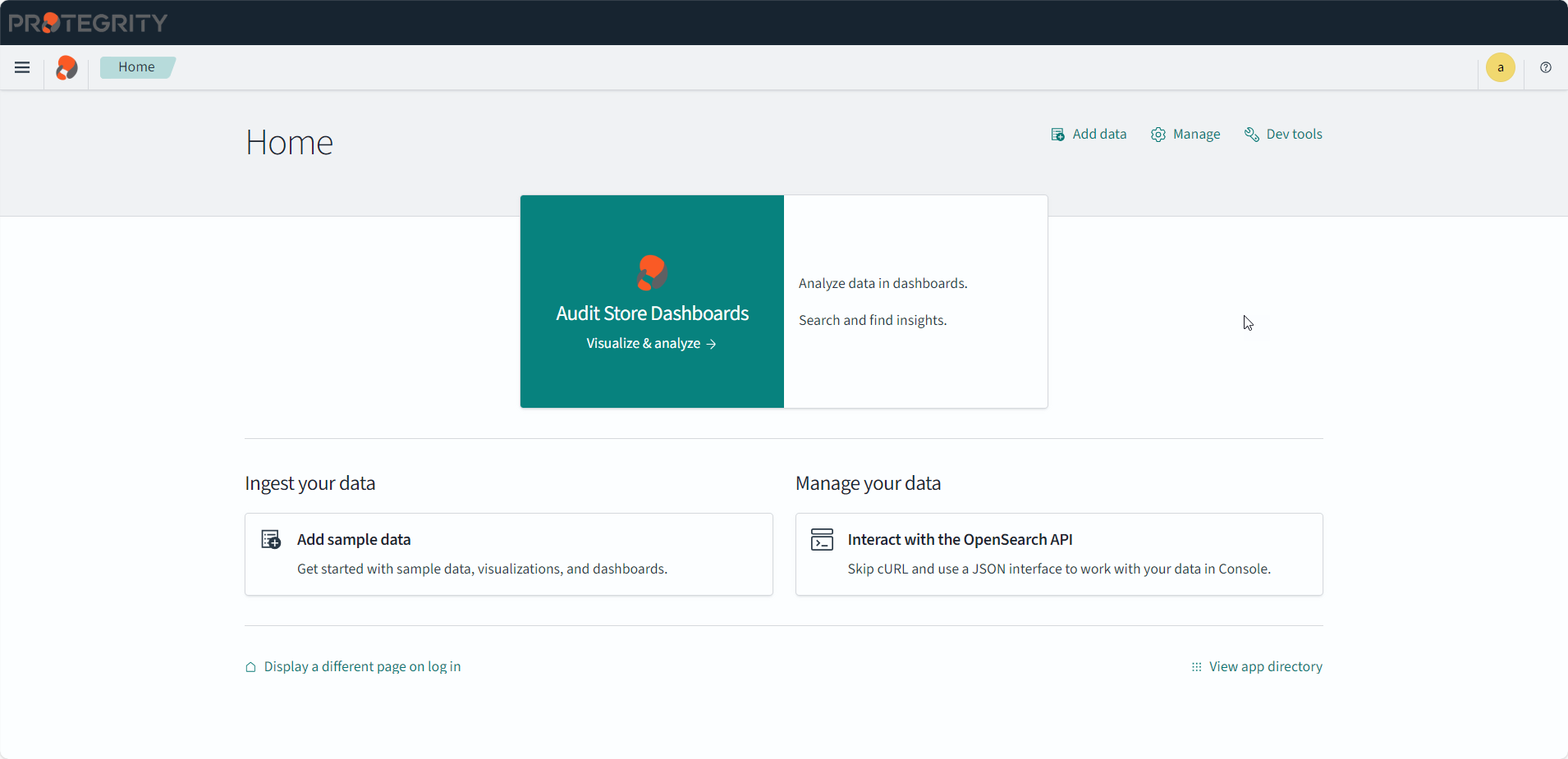 Audit Store Dashboards