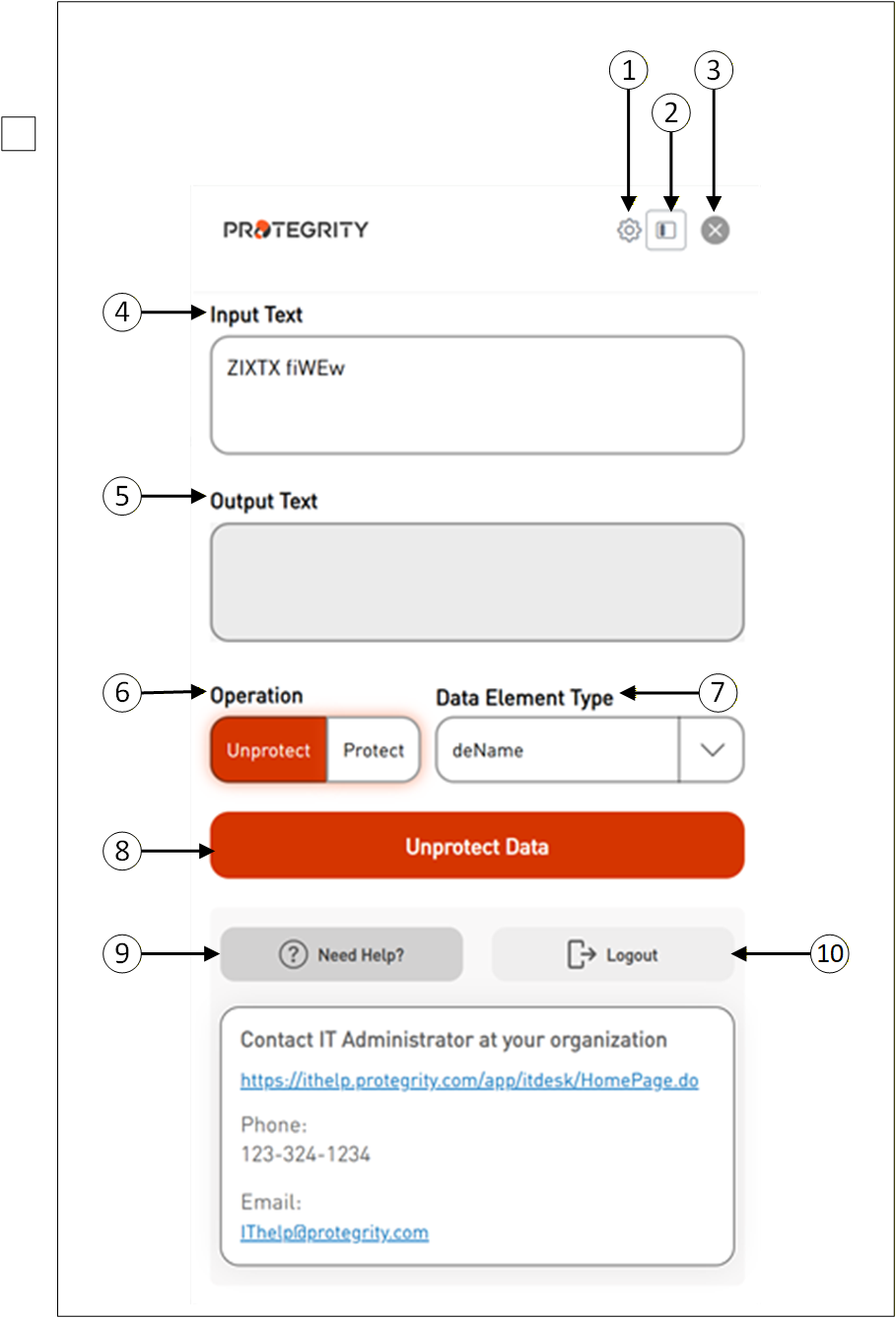 Browser Protector UI Components