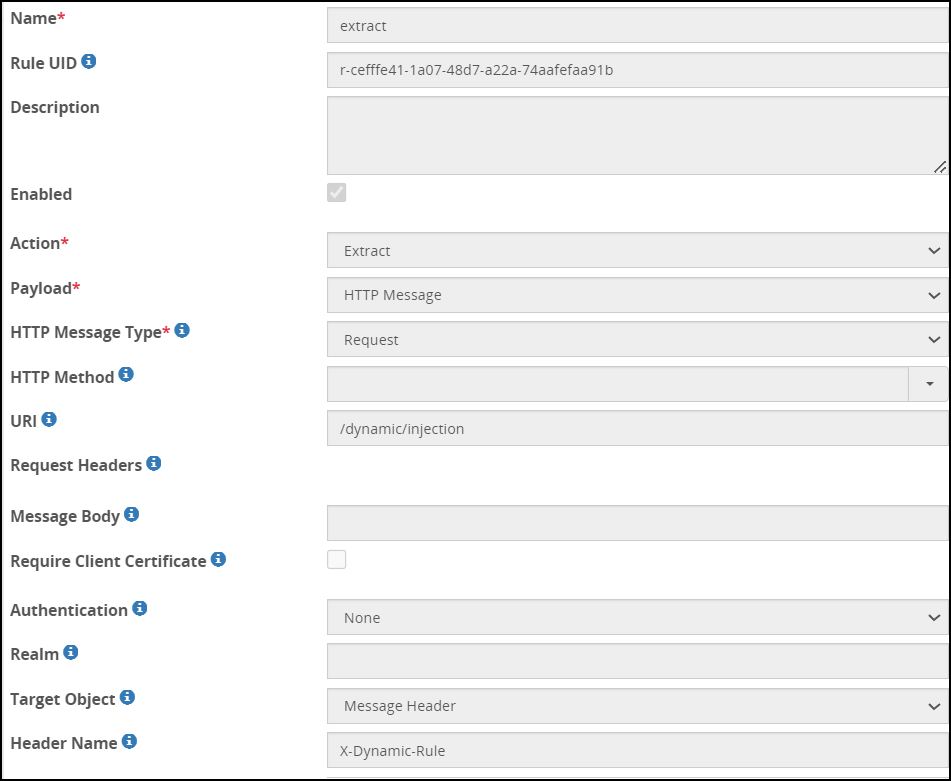 Dynamic Injection Rule-1 Dynamic Injection Rule-1