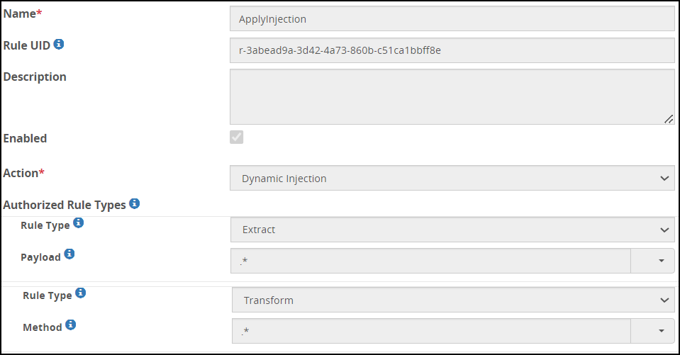Dynamic Injection Rule-4 Dynamic Injection Rule-4