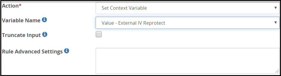 Value-External IV Reprotect