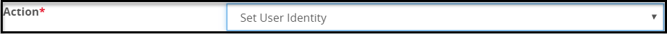 Set User Identity Action