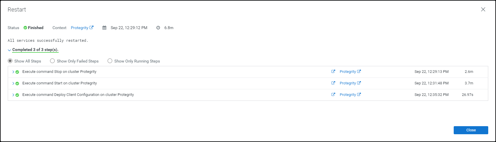 Big Data Protector Parcel Deactivated